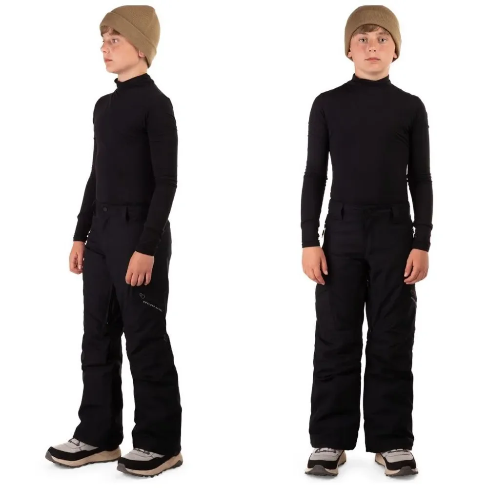 Boulder Gear Bolt Insulated Cargo Pants - Boys' Snow Ski Winter Outdoors Black M